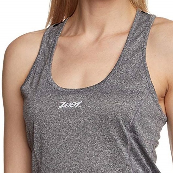 Zoot Women's Running Tank Top Sport Active Racer Back Singlet Size XL Grey New - Picture 2 of 12